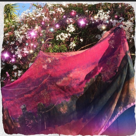 ❤️⚡️💙 Jerry Garcia Art Gorgeous Scarf ~ Grateful Dead - Picture 6 of 13